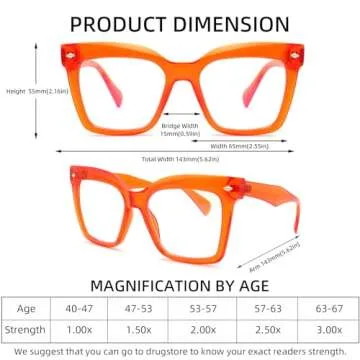 Stylish HGIOOIGH Blue Light Blocking Glasses for Women