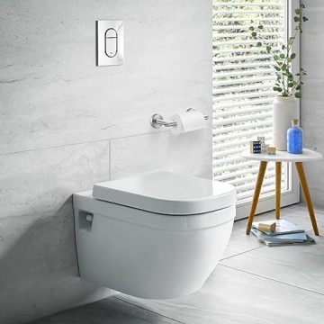 Newfun Brushed Nickel Toilet Paper Holder for Easy Use