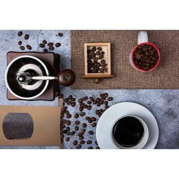 Eupako 50 PCS Bakery Bags with Window for Cookies