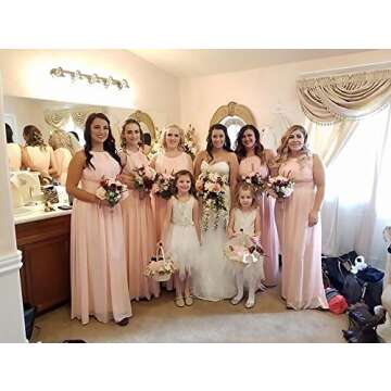 Ssyiz Custom Bridesmaid Dresses Long, 12, 3731-blush
