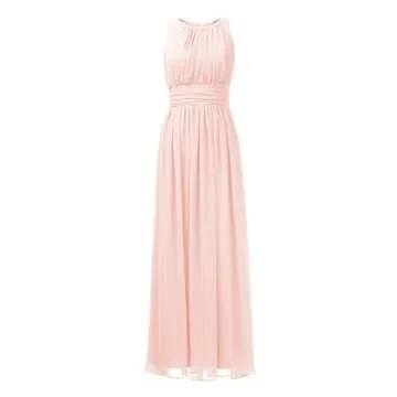 Elegant Ssyiz Custom Bridesmaid Dresses Long in Blush