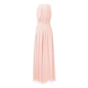 Elegant Ssyiz Custom Bridesmaid Dresses Long in Blush