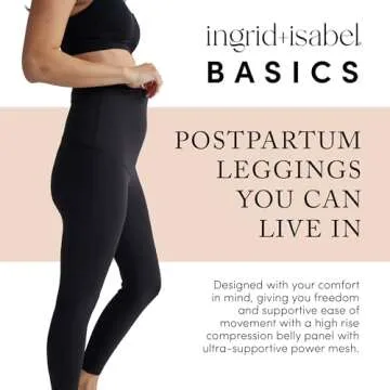 Ingrid and Isabel Basics Postpartum Compression Leggings