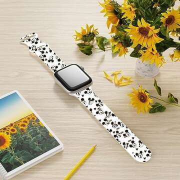 Cute Cartoon Watch Band for Apple Watch 38mm to 49mm