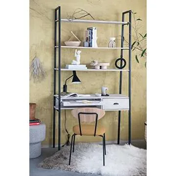 Buy Bloomingville Round Bouclé Pouf - Grey Accent Piece