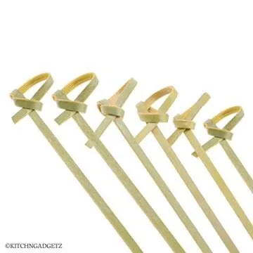 Bamboo Cocktail Picks 300 Pack for Parties & BBQs