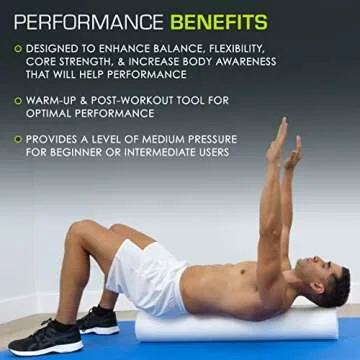 ProsourceFit Flex Foam Rollers for Muscle Massage and Therapy