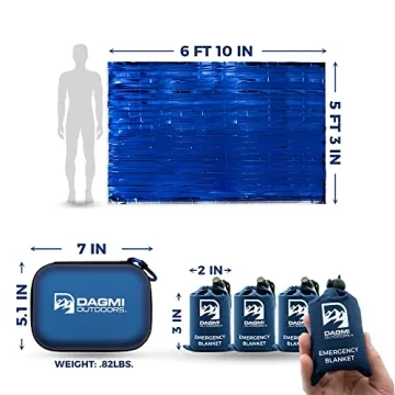 Dagmi Emergency Survival Blankets - Compact & Waterproof