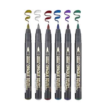 UCHIDA Marvy Set Opaque Brush Marker, Multiple