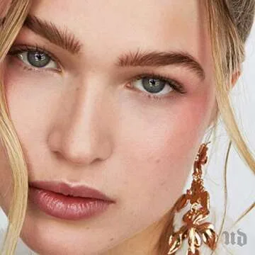 Urban Decay Stay Naked Threesome Palette for Face (Fly - Deep Bronze, Rich Gold, Terracotta Pink), 3-in-1 Bronzer Highlighter Blush, Natural Satin Finish, Sun-kissed All Over Glow - 0.31 oz