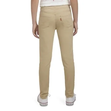 Levi's Baby Girls' Skinny Fit Pull On Jeggings Safari 4T