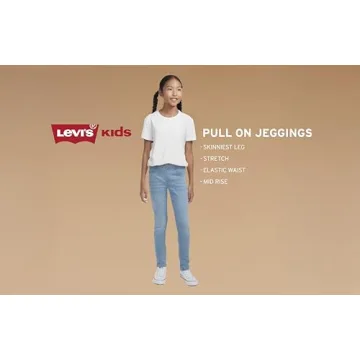 Levi's Baby Girls' Skinny Fit Pull On Jeggings Safari 4T