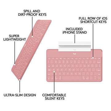 Logitech Keys-To-Go Slim Bluetooth Keyboard for iPad