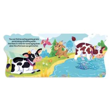 Farm Days with Cow - Touch and Feel Board Book - Sensory Board Book