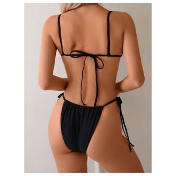 Chic Metal Ring Bikini Set for Stylish Women by MakeMeChic