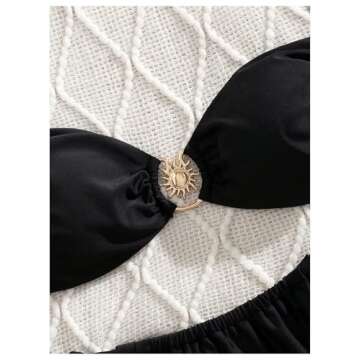 Chic Metal Ring Bikini Set for Stylish Women by MakeMeChic