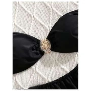 Chic Metal Ring Bikini Set for Stylish Women by MakeMeChic