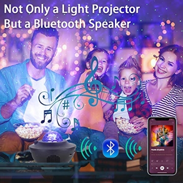 Galaxy Projector Light with Bluetooth Speaker for Relaxation