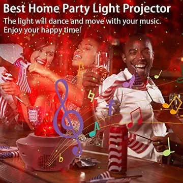 Galaxy Projector Light with Bluetooth Speaker for Relaxation