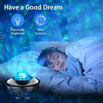 Galaxy Projector Light with Bluetooth Speaker for Relaxation
