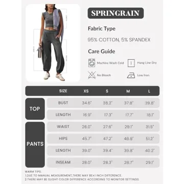 Springrain Women’s Casual Lounge Sets - Comfy & Stylish
