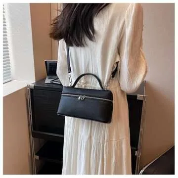 Vhitler Crossbody Purses Designer Handbags - Crossbody Bag & Clutch for Women (Brown)