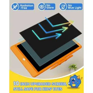 TEKFUN LCD Writing Tablet for Kids - Mess-Free Doodle Board