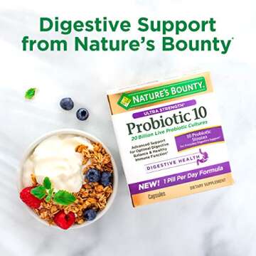 Nature's Bounty Controlled Delivery Probiotic, Dietary Supplement, Advanced Support for Digestive, Intestinal and Immune Health, 30 Caplets