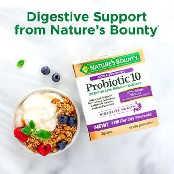 Nature's Bounty Controlled Delivery Probiotic, Dietary Supplement, Advanced Support for Digestive, Intestinal and Immune Health, 30 Caplets
