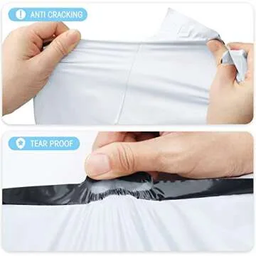 Fuxury 19x24 Large Poly Shipping Envelopes Mailers 50 Pack,Self Adhesive Package Shipping Bags for Clothing,Waterproof Mailers Poly Shipping Bags for Small Business,Keep Items Protected