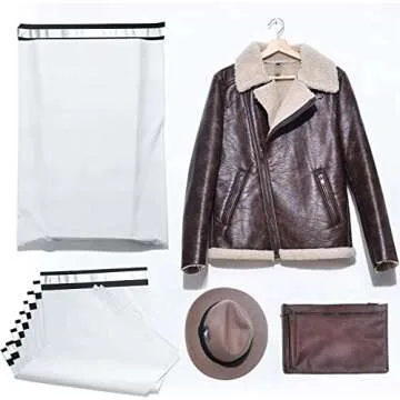 Fuxury 19x24 Large Poly Shipping Envelopes Mailers 50 Pack,Self Adhesive Package Shipping Bags for Clothing,Waterproof Mailers Poly Shipping Bags for Small Business,Keep Items Protected