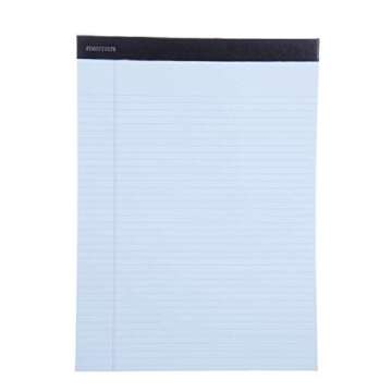 Mintra Office Legal Pads - ((BASIC PASTEL 6pk, 8.5in x 11in, NARROW RULED)) - 50 Sheets per Notepad, Micro perforated, Pastel Writing Pad, Notebook Paper for School, College, Office, Business - Pink, Blue, Purple