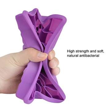 Ice Cube Tray Silicone Easy Release Stackable Mold 2 Pack