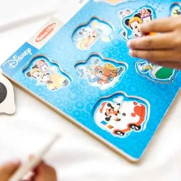 Melissa & Doug Mickey Mouse Wooden Sound Puzzle for Kids