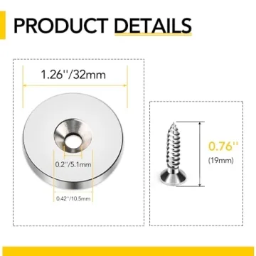 Powerful DIYMAG Neodymium Magnets with 30LB Pull Force