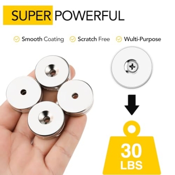 Powerful DIYMAG Neodymium Magnets with 30LB Pull Force