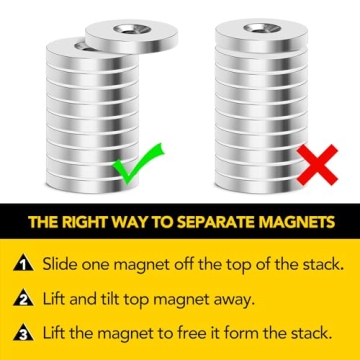 Powerful DIYMAG Neodymium Magnets with 30LB Pull Force