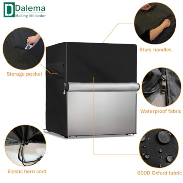 Dalema Waterproof Outdoor Fridge Cover - Heavy Duty