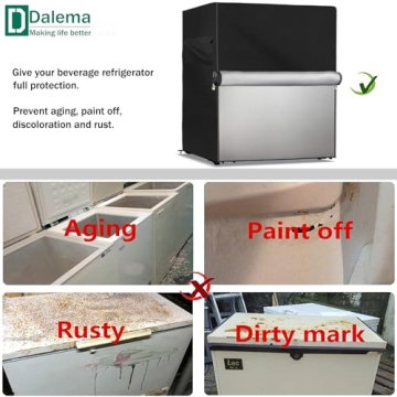 Dalema Waterproof Outdoor Fridge Cover - Heavy Duty