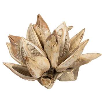 Vickerman 6" Bleached Star Pod for Elegant Home Decor