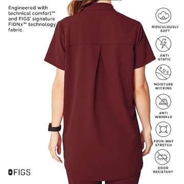 FIGS Kitale Maternity Scrub Top - Unmatched Comfort and Style