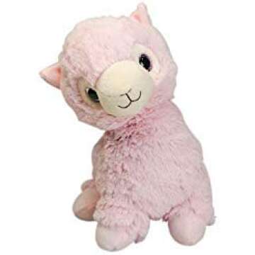 warmies Pink Llama Cozy Plush Heatable Lavender Scented Stuffed Animal