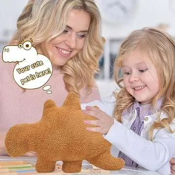 TVVPGG Dino Nugget Plush,3 Pcs Dino Nugget Pillow Stuffed Toy, Funny Dino Chicken Nuggets Pillow Gifts for Kids Adults Girlfriend Christmas