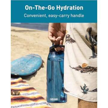 CamelBak Chute Mag BPA Free Water Bottle - 25oz Charcoal