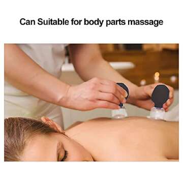 FeelFree Sport 4-Piece Glass Cupping Set for Wellness