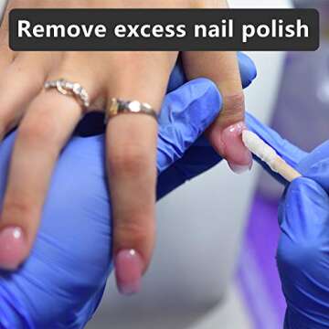 Maitys 200 Pieces Orange Sticks for Nails 4.53 Inch Wooden Cuticle Pusher Remover Double Sided Multi Functional Wood Manicure Pedicure Tool for Home and Salon