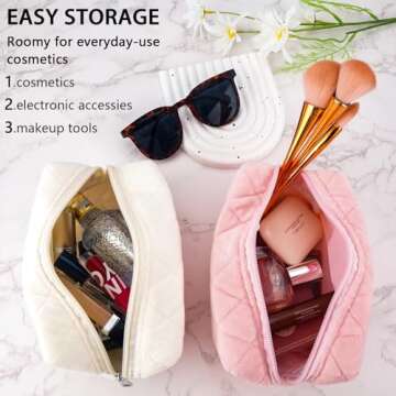 Stylish ZLFSRQ Makeup Bag Set for Travel and Organizing