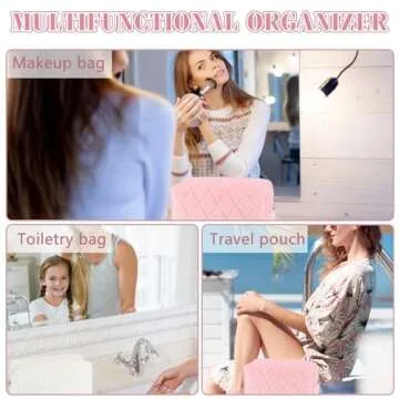 Stylish ZLFSRQ Makeup Bag Set for Travel and Organizing