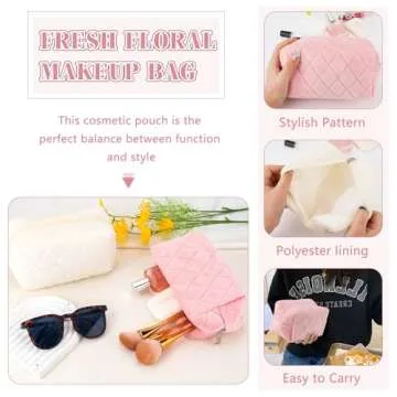 Stylish ZLFSRQ Makeup Bag Set for Travel and Organizing