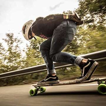 P.LOTOR 46" x 11" Skateboard Grip Tape, Bubble Free Waterproof Black Anti Slip Griptape for Gun, Scooter, Longboard, Stairs, Non Slip Grips, Anti Skid Adhesive Tape